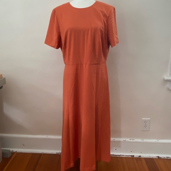 Ann Taylor | NWT Peach A-Line Dress - Picture 2 of 9